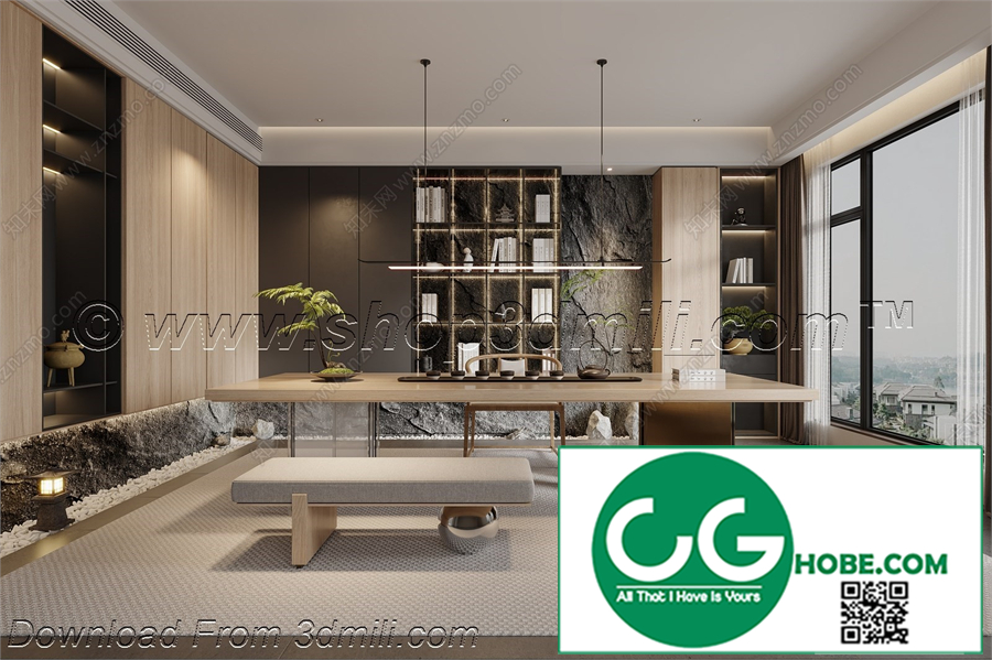 Tea Room 51 3D Model